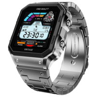 [New Launch] Fire-Boltt Vintage Luxury Stainless Steel, 1.54" Display 240*240px resolution, BT Calling Smartwatch