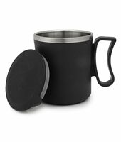 Arto Coffee Tea Milk Mug with Lid Insulated Stainless Steel & Inner Stylist Double Wall Cup Keeps Beverages Hot & Cold for Home Office Restaurant Use.(Multi-Colour) - 200 Ml