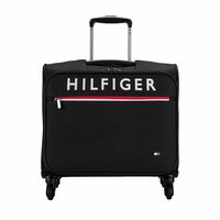 Tommy Hilfiger Unisex's Overnighter (Dark Black)