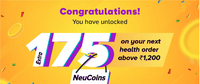 Tata Neu x 1mg Spin to Win  up to 250 neucoins