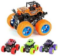ZUNBELLA 4WD Mini Monster Friction Powered Trucks for Kids with Big Rubber Tyres  (Multicolor)
