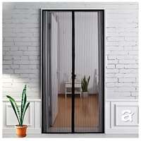 Arto Auto Close Magnetic Hands Free Mesh Polyester Net Curtain for All Door with Self Adhesive Hook Tape to prevent Mosquitoes & Insects, Pet and Kid Friendly (Multicolor) (100cm x 210cm)