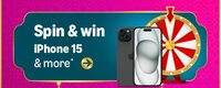 Amazon  Great Indian Festival spin & win iphone 15 & more