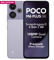 POCO M6 Plus 5G (6 GB RAM, 128 GB)@ 11,999