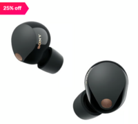 Sony WF-1000XM5 In Ear BT Earbuds with Noise Cancelling and Multi-Point (Black, True Wireless)