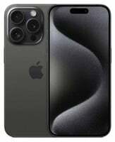 Duty Free: Apple iPhone 15 Pro (Black Titanium, 128 GB)