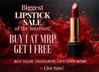 Biggest Lipstick Sale - Buy 1 Get 1 Free