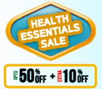 Health Essentials Sale | Upto 50% off + Extra 10% off