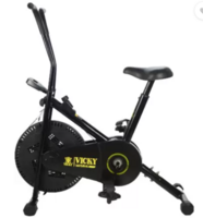 Vicky Air Bike with Fix Handles Indoor Cycles Exercise Bike  (Black)
