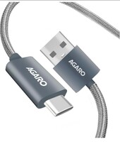 AGARO USB-A to Type C Cable, Unbreakable Braided Cable, 3A Fast Charging