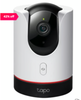 TP-Link Tapo C225 4MP 2K QHD 1440p Pan-Tilt WiFi Security Smart Camera, Indoor CCTV (White) 