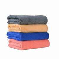 50% coupon - Yellow Weaves Super Soft Microfiber Hand Towels, Gym & Workout Towels 400 GSM(4 Pcs Multicolor)
