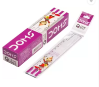 DOMS Q 15cm Ruler (Set of 10, White)