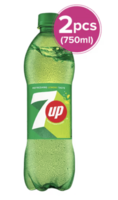 Instamart 7 Up Soft Drink Bottle 750ml x 2 [location specific]