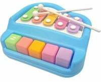  J K INTERNATIONAL 2 in 1 Xylophone and Piano Toy