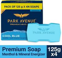 Flipkart Grocery: PARK AVENUE Premium Men's Soaps Grade 1 Soap (4 x 125 g) (location Specific)