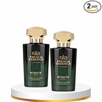 25 % coupon - FRENCH ESSENCE Premium Aerosol Perfume For Men/Luxury Perfume/Eau De Parfum Set Long Lasting Smell, Gift Purpose, Fresh Scent (Intimate) Pack Of 2 (30Ml Each)