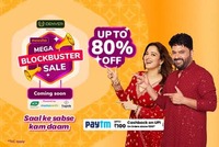 Mega BlockBuster Sale - Upto 80% OFF + 10% Off with ICICI, RBL Bank & BOB CC.