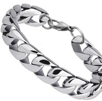 Take a look at this zebisco Sterling Silver, Stainless Steel Titanium Bracelet 