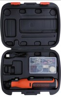 BLACK+DECKER BCRT8K35-B1 8V 1.5Ah Cordless Rotary Tool With 35-Piece Accessory Set 