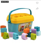 Baby First Blocks Color & Shape Toy Educational Sorting Box for Kids