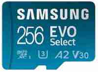 SAMSUNG EVO Select 256 GB MicroSDXC Class 10 130 MB/s Memory Card  (With Adapter)