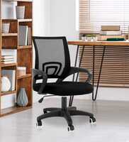 Mesh Breathable Mesh Ergonomic Chair in Black Colour