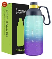 Cockatoo GB01-Gallon Gym Water Bottle for Workout, 2 Litre Motivational Sipper Bottle for Adults & Kids https://amzn.in/d/0Jwj4Kp