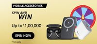 Amazon Mobile Accessories Spin & Win up to ₹1,00,000
