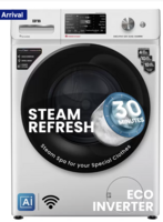 IFB 9 kg 5 Star with AI Fully Automatic Front Load Washing Machine with In-built Heater Black, Silver  (Executive SXN 9014K)
