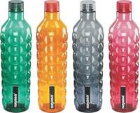 NAYASA Cushion Economy Pet Fridge Bottle 1000 ml Bottle (Pack of 4, Multicolor, Plastic)