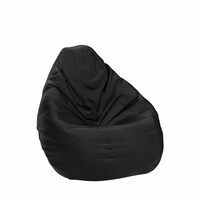 Amazon Brand - Solimo Premium Faux Leather Bean Bag Filled With Beans 