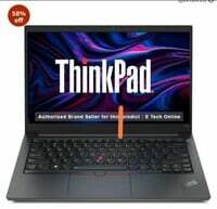Limited-time deal: Lenovo ThinkPad E14 AMD Ryzen 5 7530U 14" (35.56 cm) WUXGA IPS 300 Nits Thin and Light Laptop (16GB RAM/512GB SSD/Win 11/Office 2021/AMD Radeon Graphics