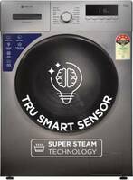 MOTOROLA 7 kg Digital Inverter, Super Steam Technology with In-built Heater Grey (MTFL705NHNJG) Fully Automatic Washing Machine