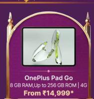 OnePlus Pad Go 8 GB RAM 256 GB ROM 11.35 inch with Wi-Fi+4G Tablet