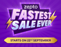 Zepto Fastest Sale Ever - Upto 90% Off | Sale Live!