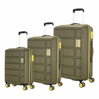 Kamiliant by American Tourister Harrier Zing 3 Pc Set 56 cms, 68 cms & 78 cms- Small, Medium & Large (PP) Hard Sided 8 Wheels Spinner Luggage Set