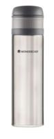 Wonderchef Silver-Toned Solid Stainless Steel Double Wall Vacuum Insulated Flask 500ml