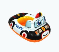 blinkit - Toyshine Inflatable Police Theme Swimming Float Tube (Black, 1-3 Years)(location specific)