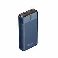 pTron Dynamo Surge 20000mAh 22.5W Fast Charging Power Bank, Supports VOOC/Wrap/Dash USB Charging, 20W PD Fast Charging, 3 Outputs, 1 Input & Multiple Layers of Protection (Blue)
