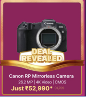 Upcoming BBD Canon RP Mirrorless Camera Body Only 