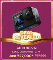 GoPro HERO12 Action Camera  (Black, 27 MP)