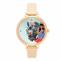 TEAL BY CHUMBAK Round Dial Analog Watch for Women|Early Blossom Collection| Solid Vegan Leather Strap|Gifts for Women/Girls/Ladies |Stylish Fashion Watch for Casual/Work
