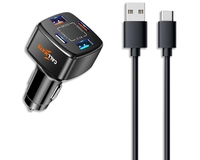 68 w qualcomm 3.0 turbo car charger with cable from Callmate