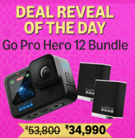 GoPro Hero12 Bundle Pack - Includes Hero12 Action Camera, 2-Batteries, Floating Hand Grip, Head Strap