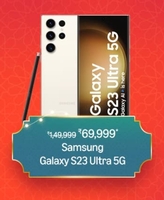 Samsung Galaxy S23 Ultra 5G AI Smartphone (Cream, 12GB, 256GB Storage)