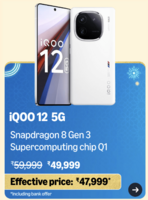 iQOO 12 5G (Alpha, 12Gb Ram, 256Gb Storage) 