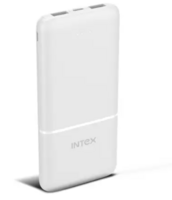 Intex 10000 mAh 12 W Power Bank  (Creamy White, Lithium Polymer, Fast Charging for Mobile)