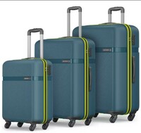 Lowest Price! Safari Hard Body Set of 3 Luggage 4 Wheels - Magnum Fury 3P set 4W - Blue