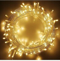  DesiDiya® 35 Feet Long LED Power Pixel Serial String Light, 360 Degree Light in Bulb | Copper Led Pixel String Light for Home Decoration,Diwali,Christmas(Warm White) Pack of 1